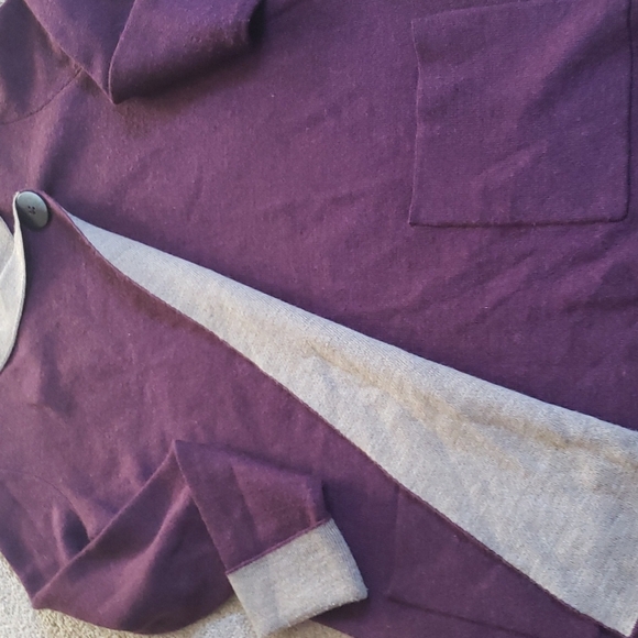 Jones New York Merino Wool Blend Wrap Cardigan - Picture 7 of 8